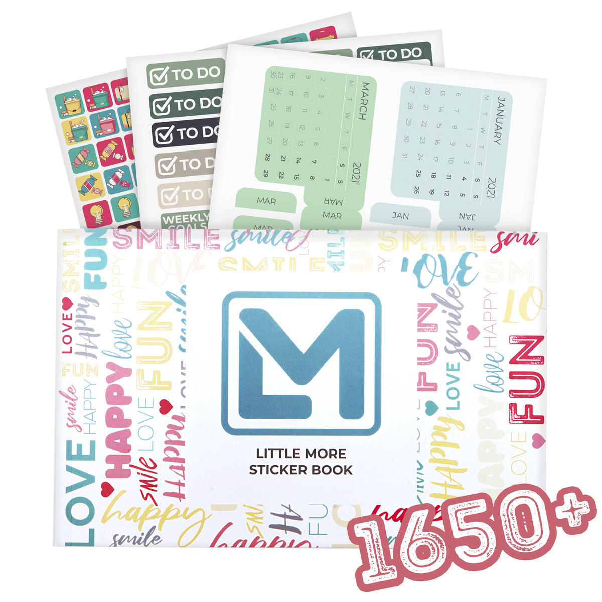 Little More Happy Planner Stickers - 29 Sheets - 1650 Productivity St